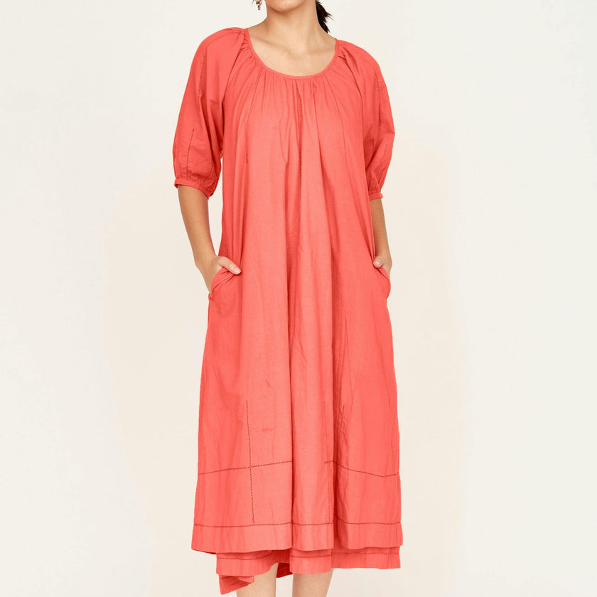 Seville Long Dress, Red