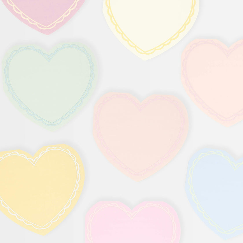 Pastel Heart Large Napkins