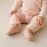 Ava Baby Ballet Flat | Pink Leather