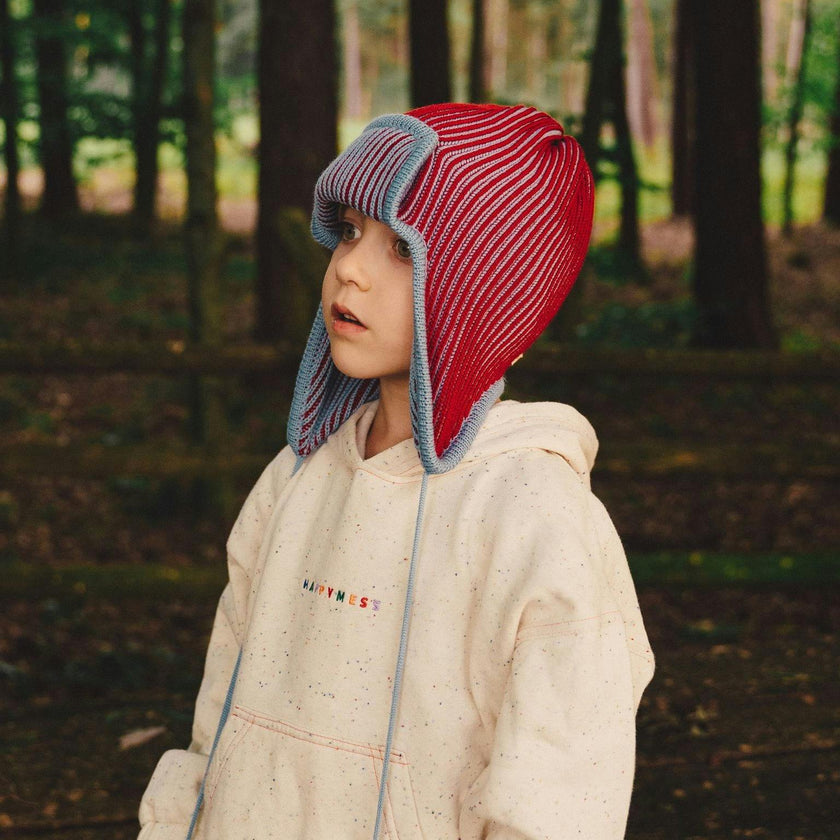 children's merino pilot cap - polar bear