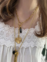 LIMITED EDITION LOVE & CRYSTAL CHARM NECKLACE