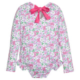Rashguard Swimsuit - Pink Bloomsbury Blossoms