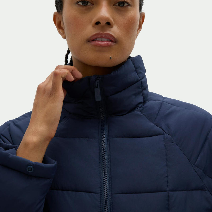 Nellie Packable Puffer Jacket Navy