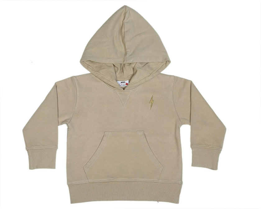 Kids Pullover Hoodie - Stone Bolt