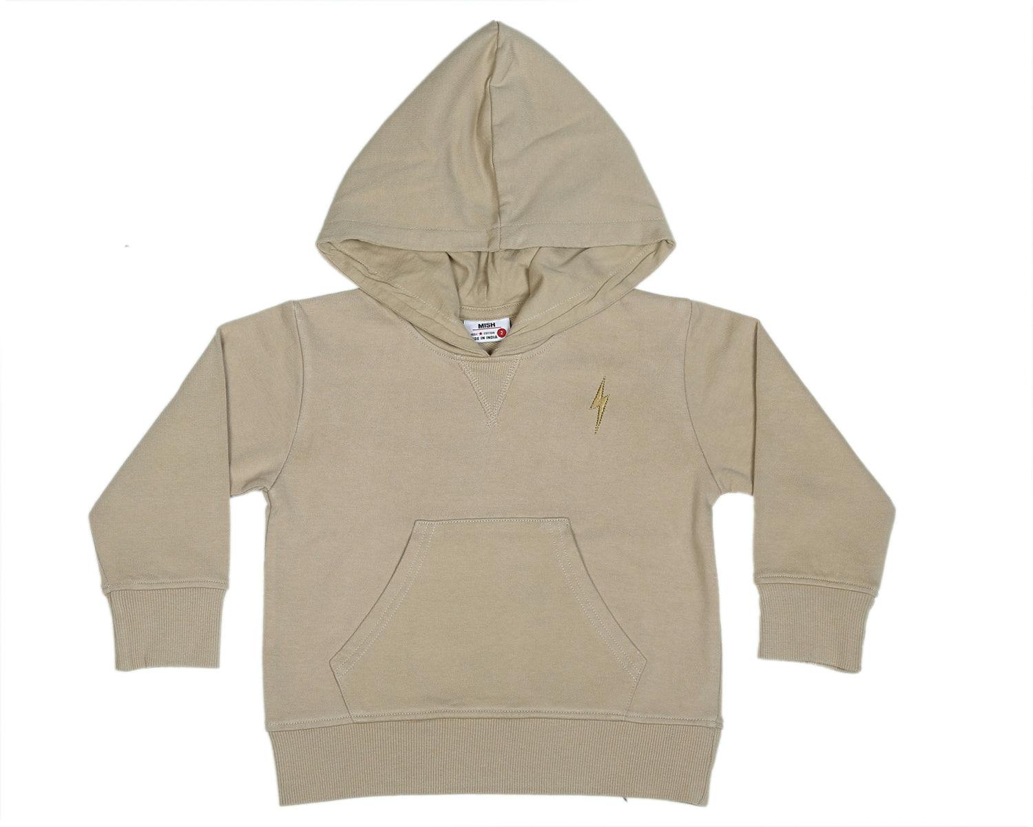 Kids Pullover Hoodie - Stone Bolt