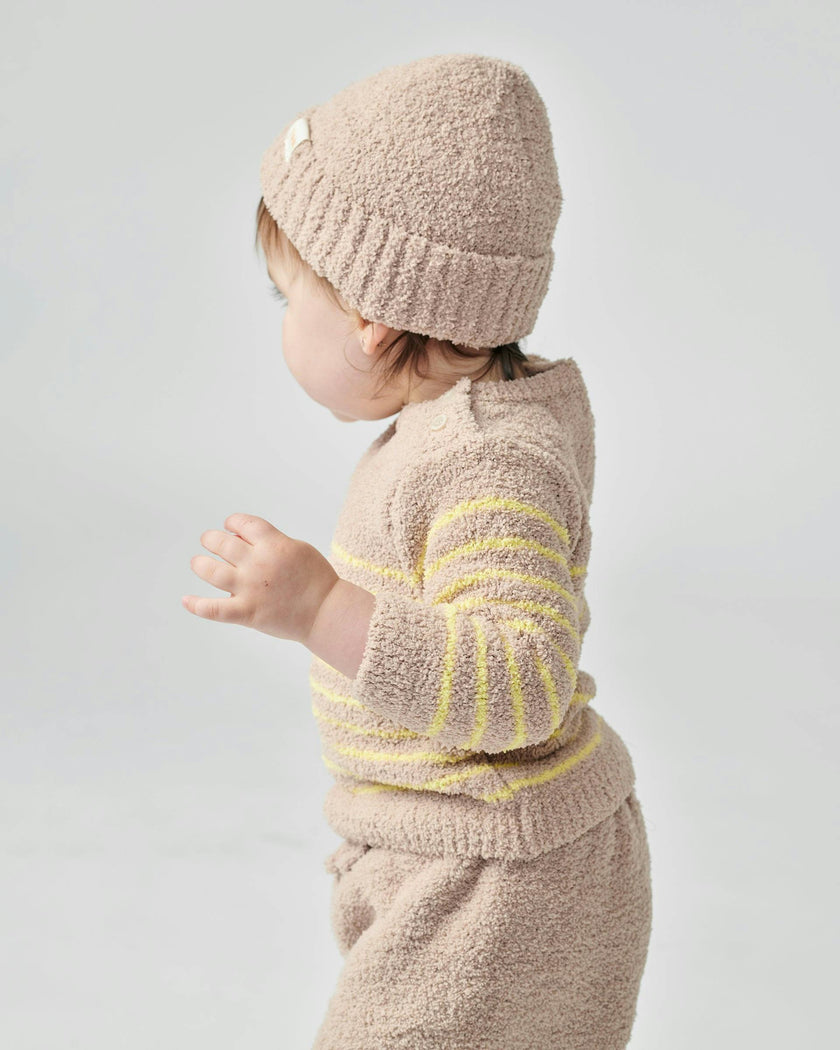 Long Sleeve Top Striped - Fuzzy