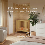 Origami Mini Crib in Honey