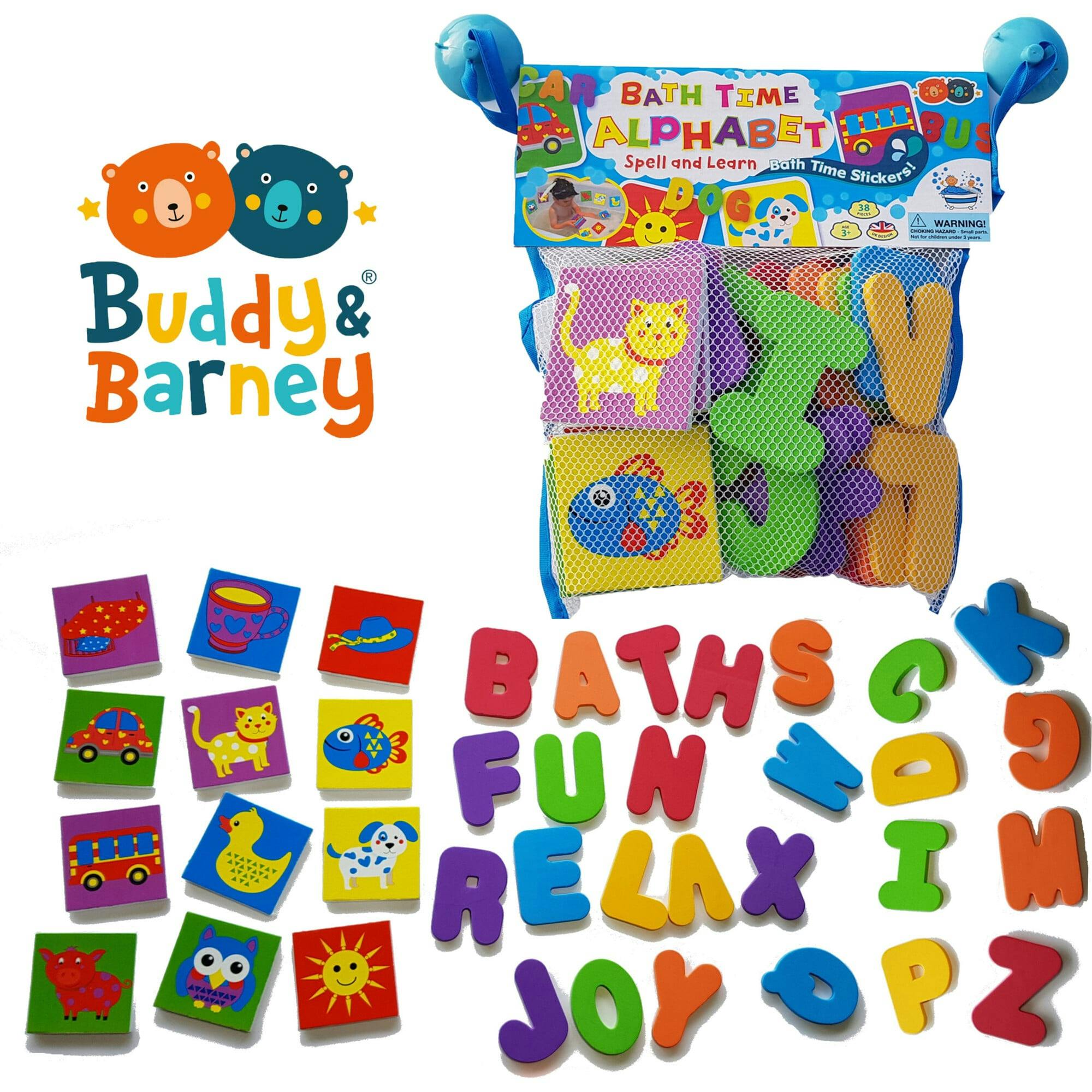 Buddy & Barney: Alphabet Bath Time Stickers