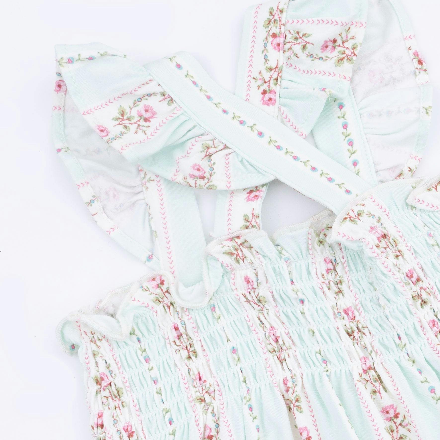 Antoinette Stripe - Smocked Top with Bloomer