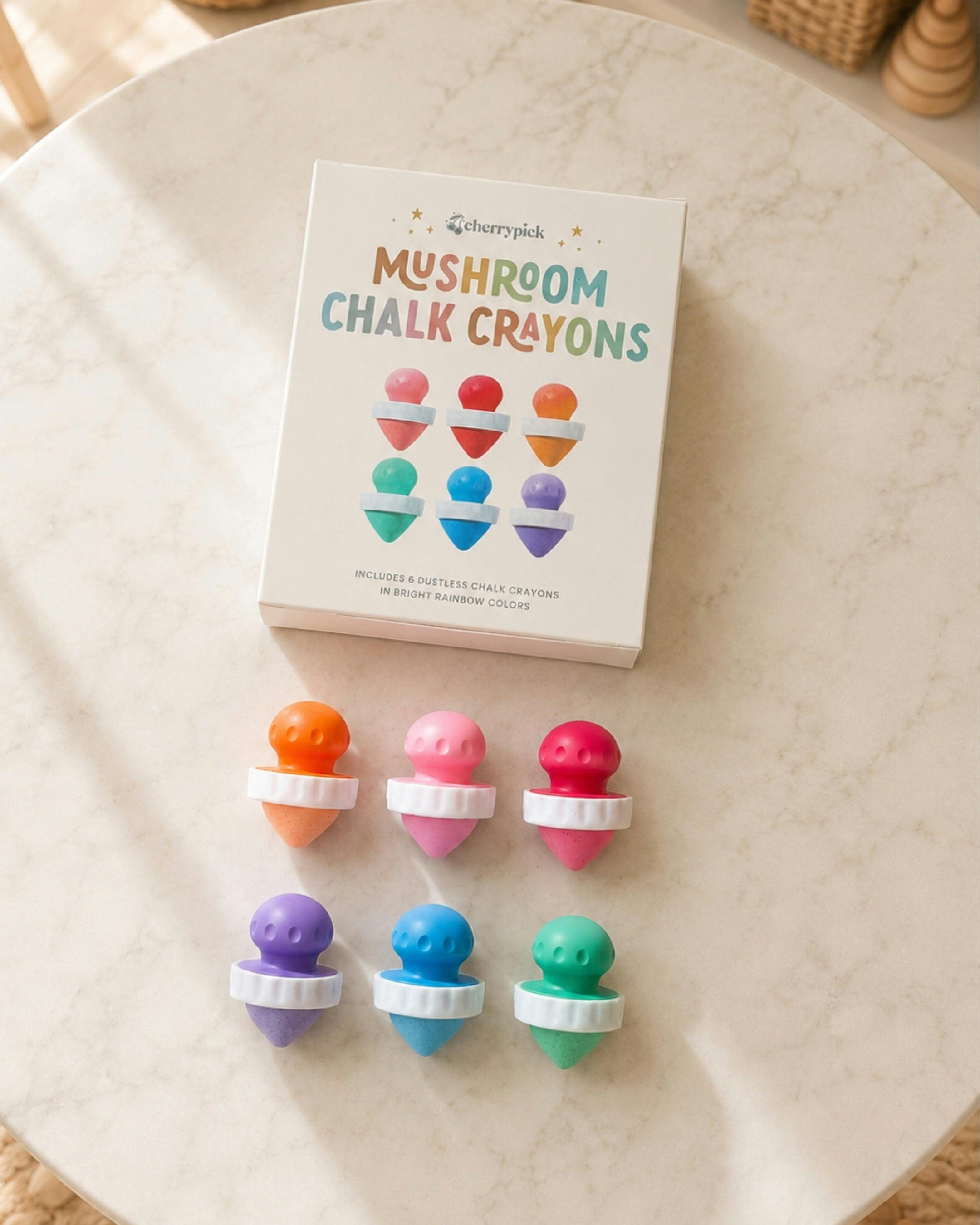 Mushroom Chalk Crayons for Magic Playwall