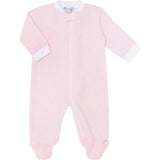 Pink Bubble Zipper Footie