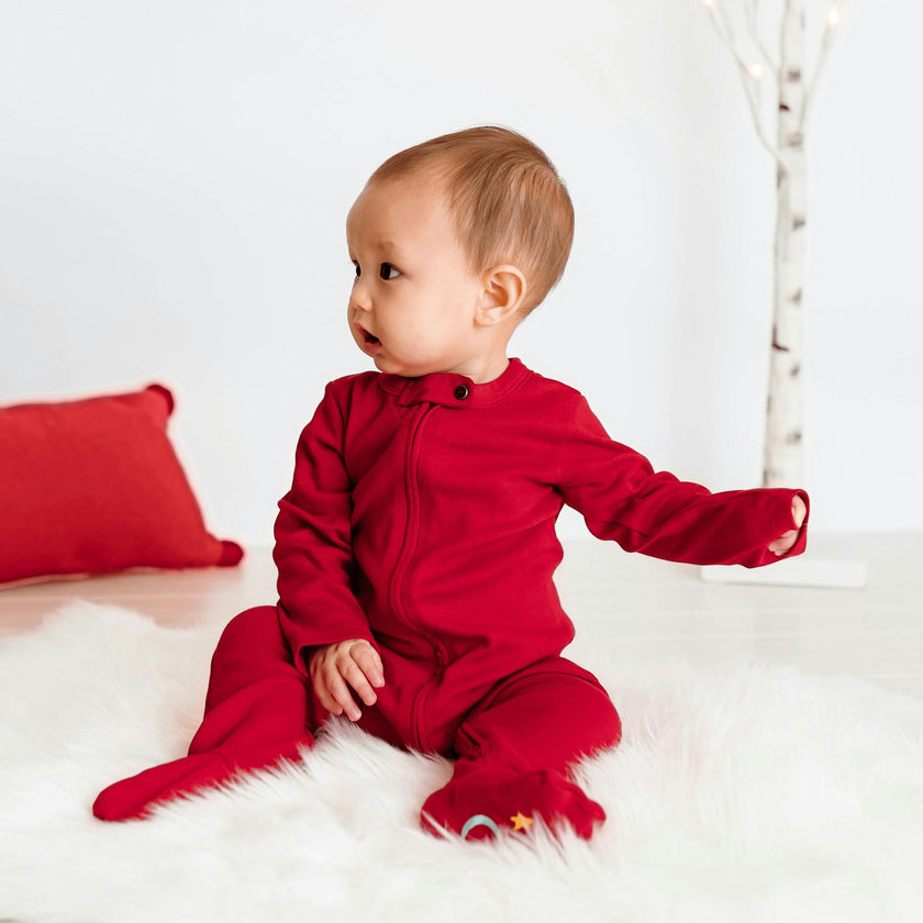 footie | scarlet red