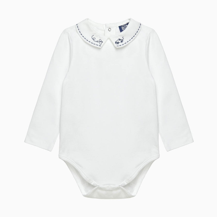 Baby Monty Long-Sleeved Bodysuit in Car & Airplane