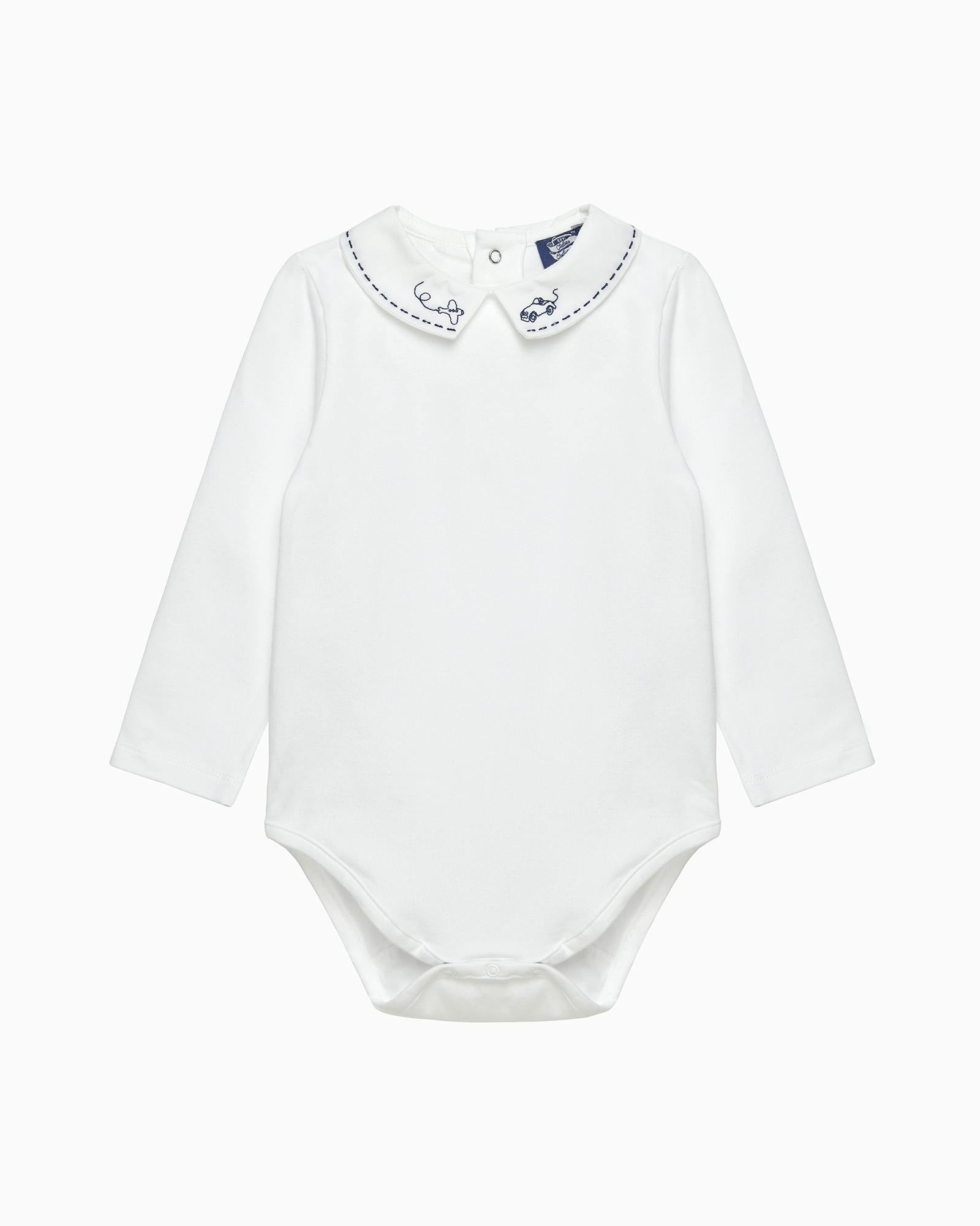 Baby Monty Long-Sleeved Bodysuit in Car & Airplane