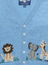 Baby Augustus Lion & Friends Cardigan
