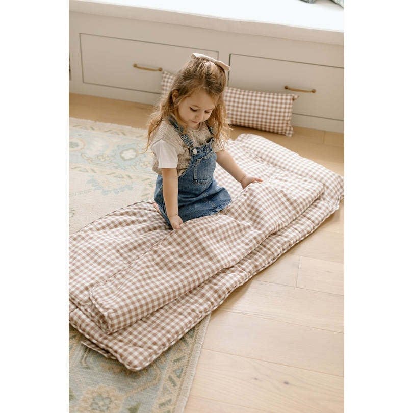 Organic Toddler Nap Roll-N-Rest Mat Set