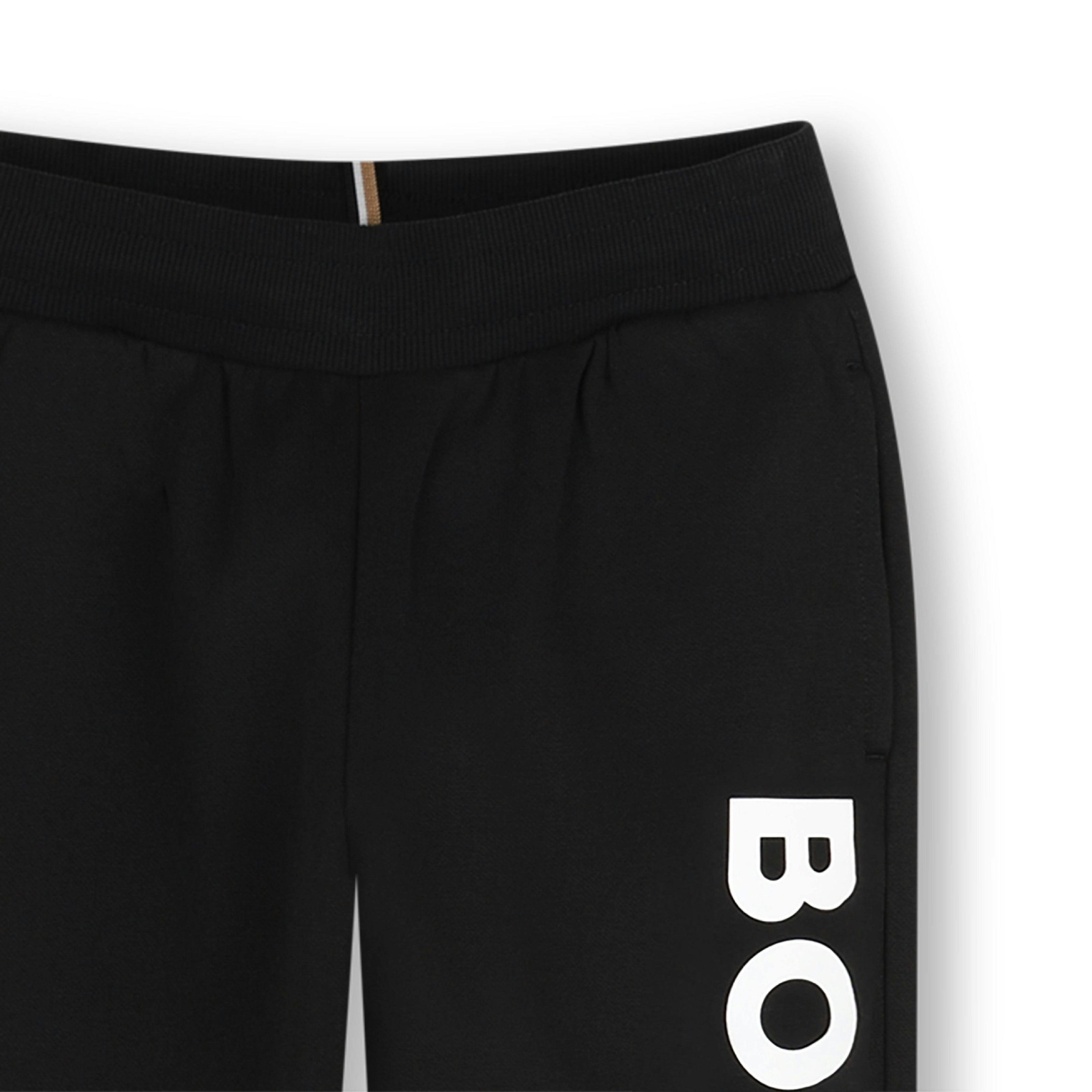 Black Logo Jogging Pants