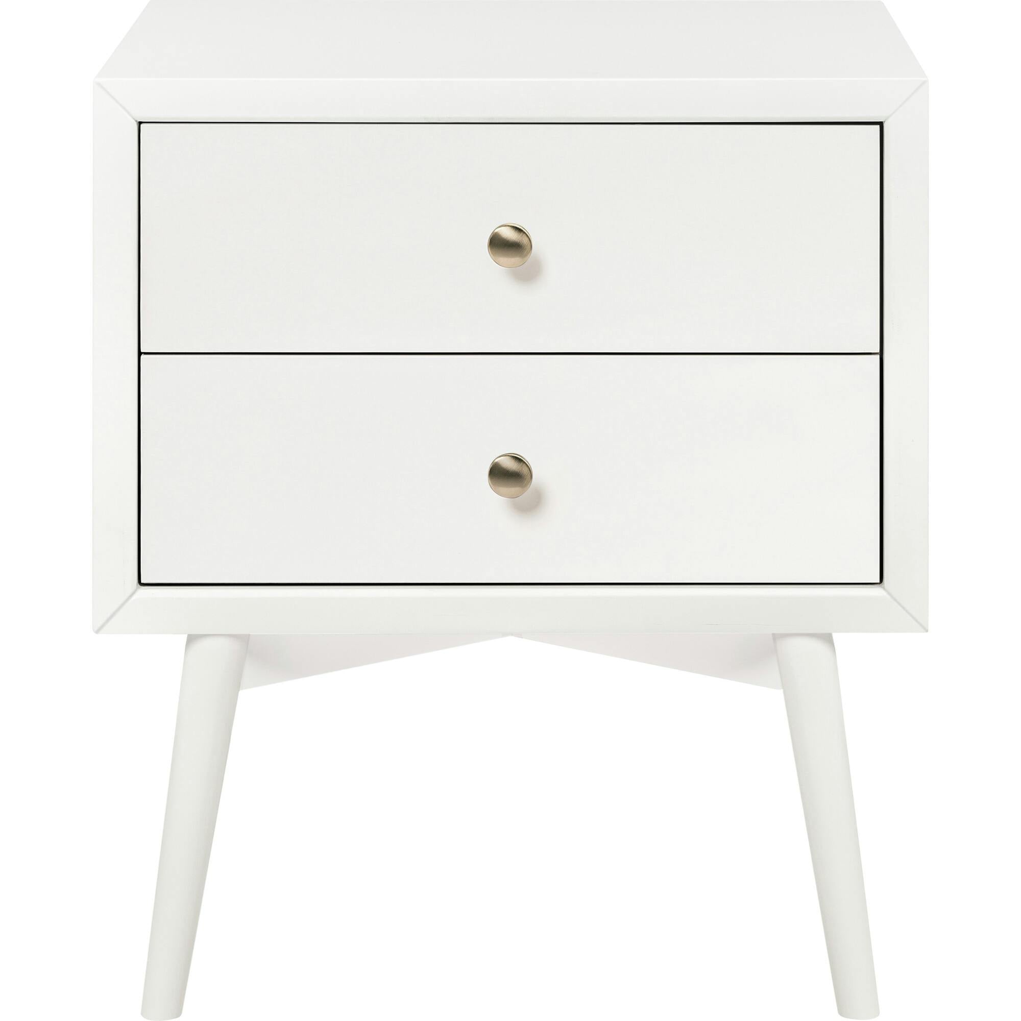 Palma Nightstand Assembled in Warm White