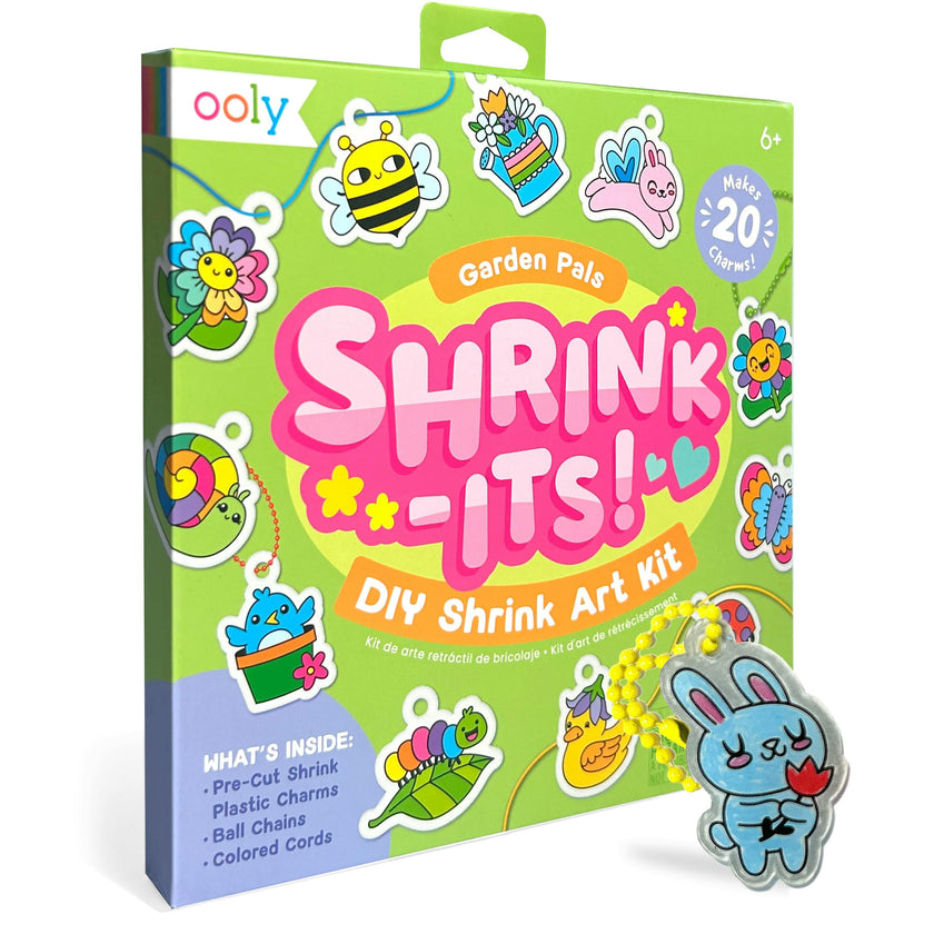 Shrink-its! DIY Shrink Art Kit - Garden Pals - 20 Charms