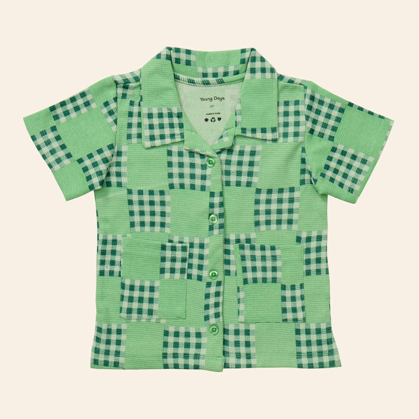 Waffle Check Shirt
