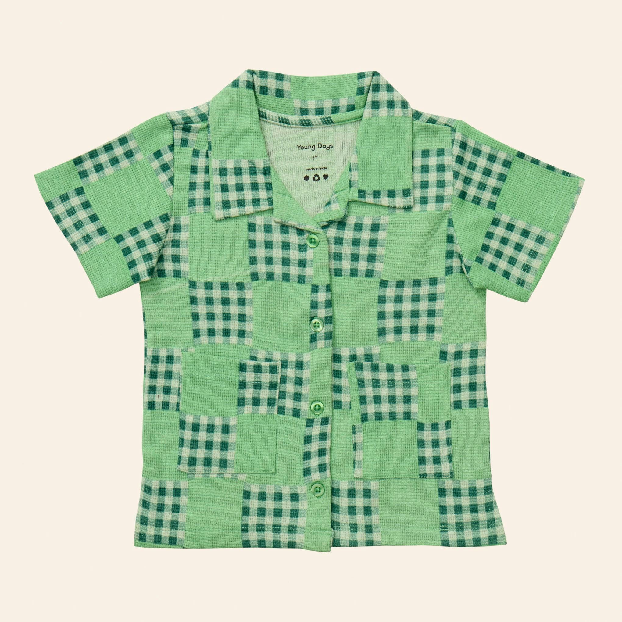 Waffle Check Shirt