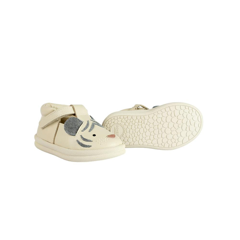 Zazo Special Shoes | White Tiger | Cream Leather