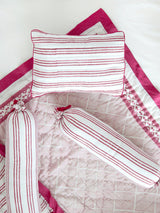 Block-Printed Cotton Crib Quilt