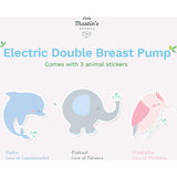 Electric Double Breast Pump: Blue