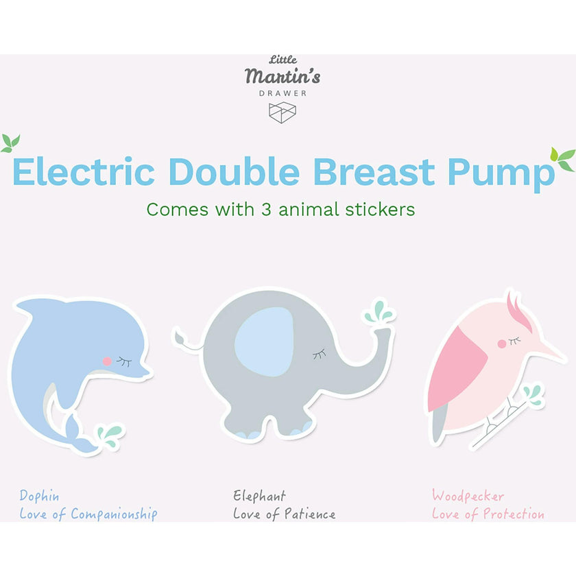 Electric Double Breast Pump: Blue