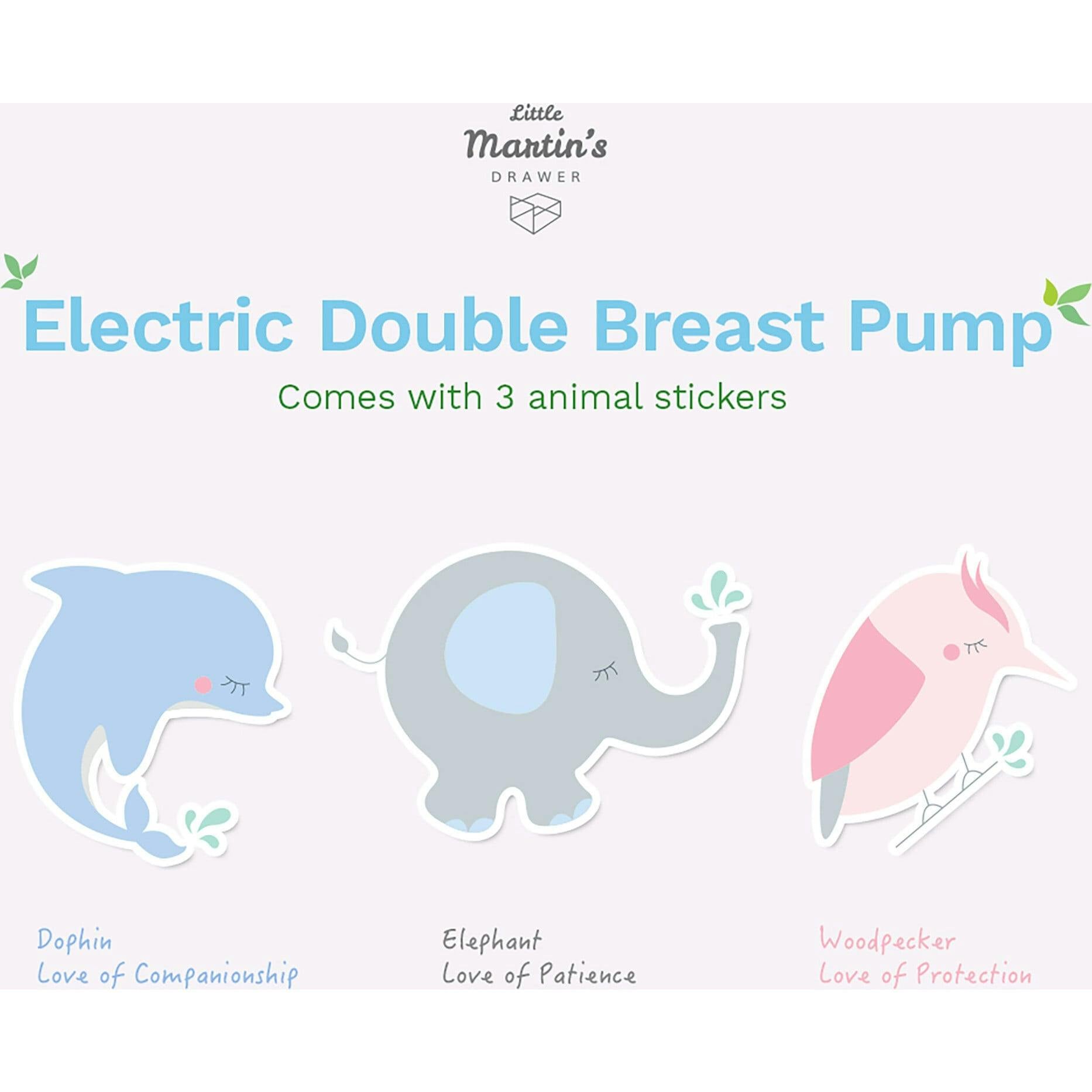 Electric Double Breast Pump: Blue