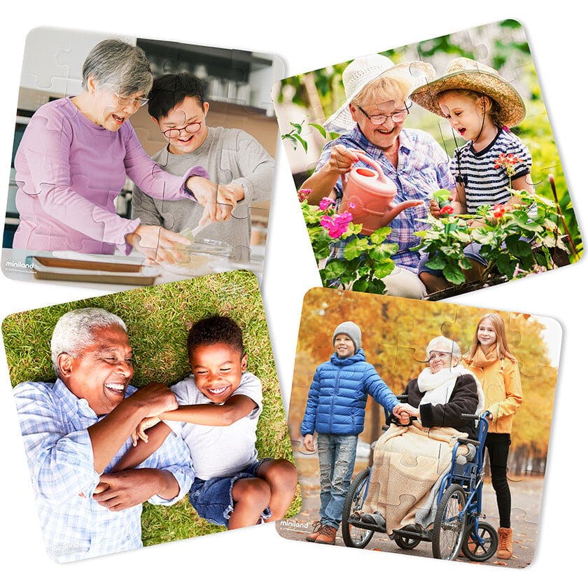 Grandparents Puzzles Set of 4