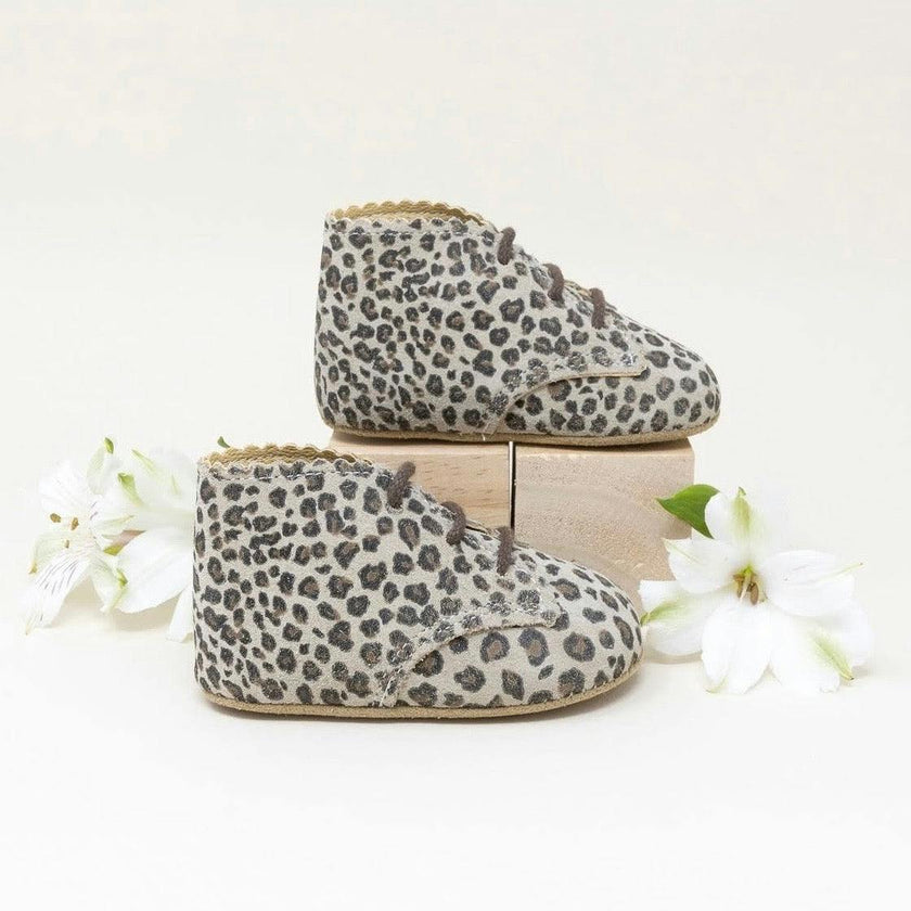 Charlie Pre-Walker Baby Shoes - Leopard Spots
