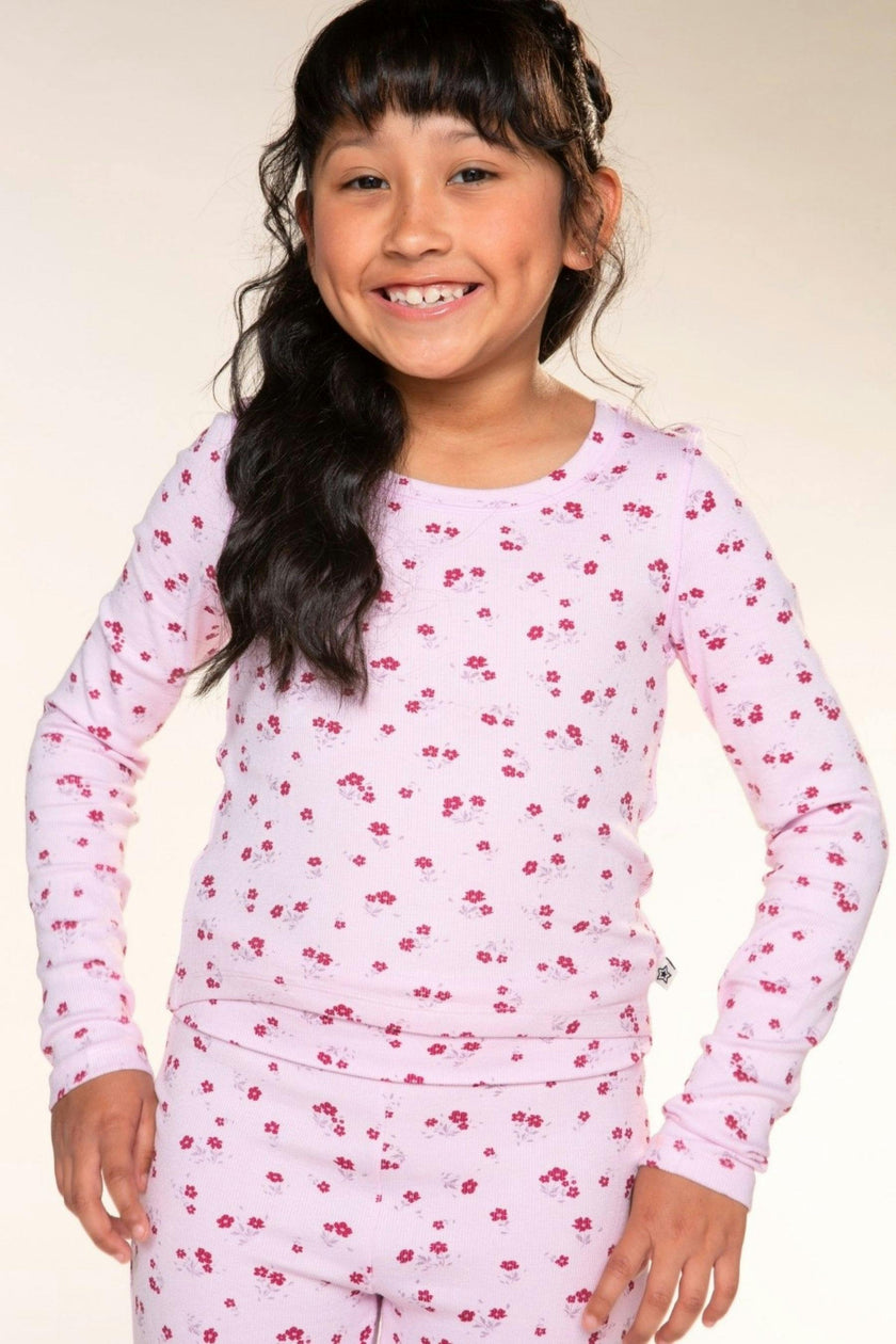 Ultra-Soft Ribbed Long Sleeve Fitted Tee