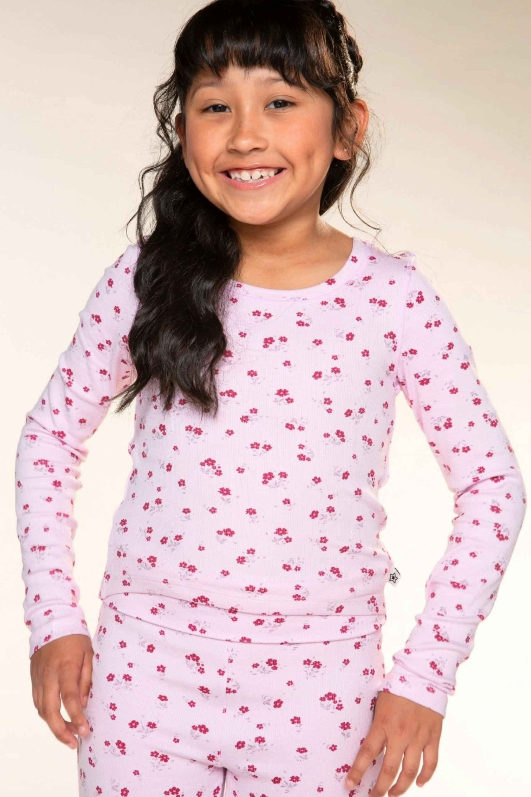 Ultra-Soft Ribbed Long Sleeve Fitted Tee