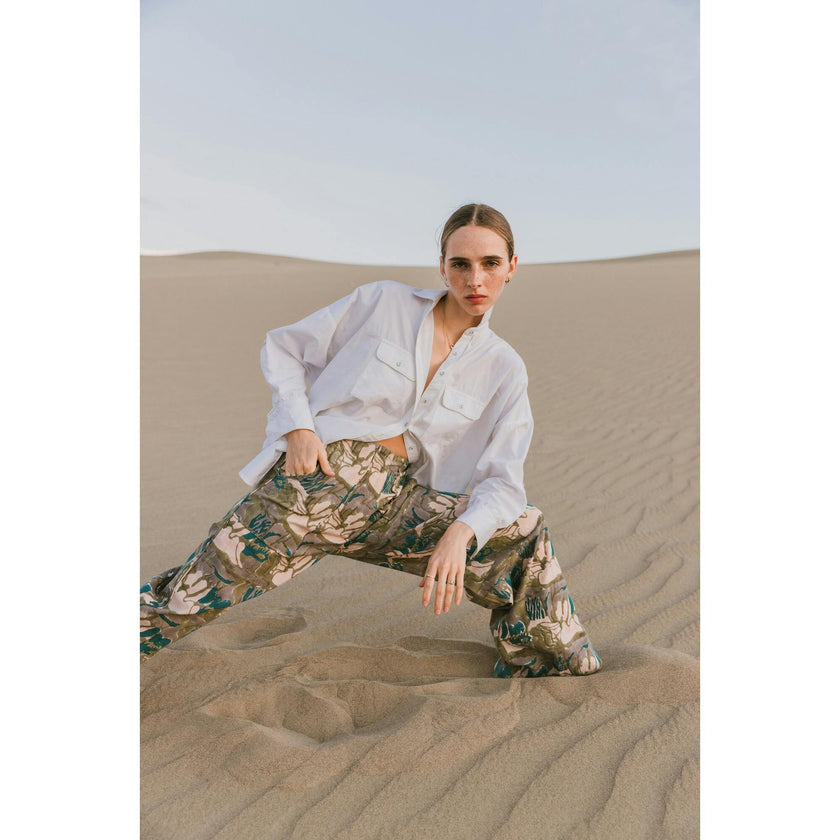 Kyoto Shirt in White Poplin