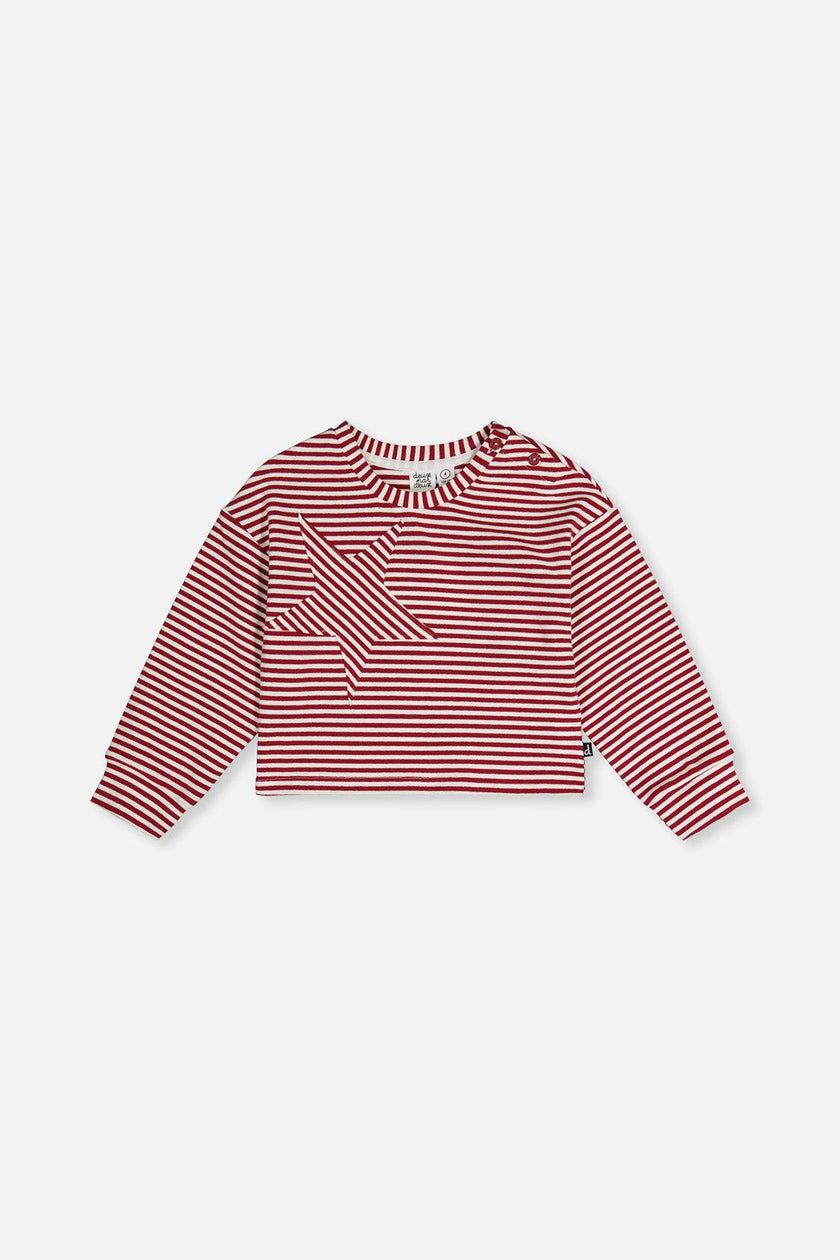 Soft Jersey Top Red And White Stripes