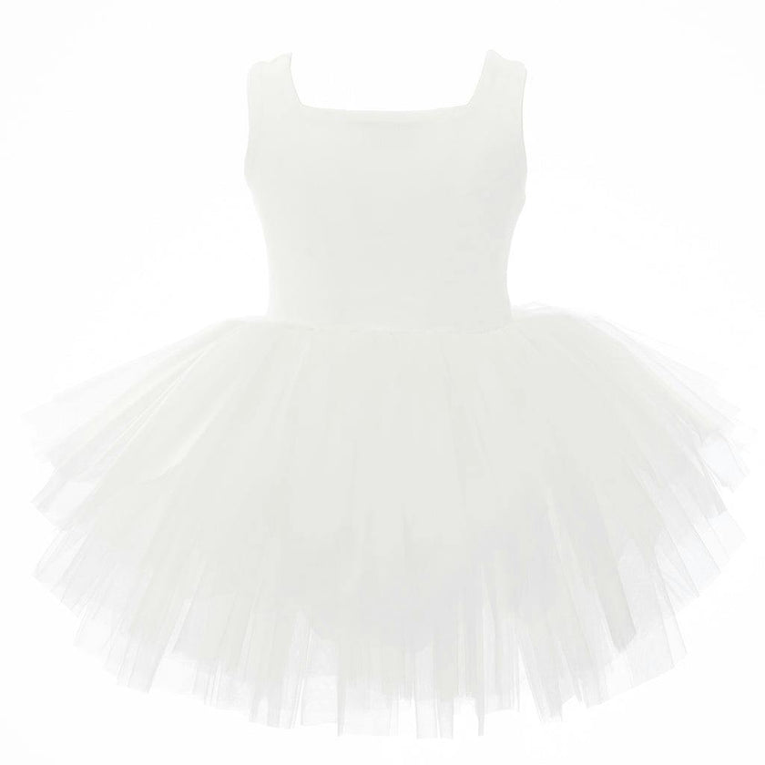 White Tulle Tutu Dress