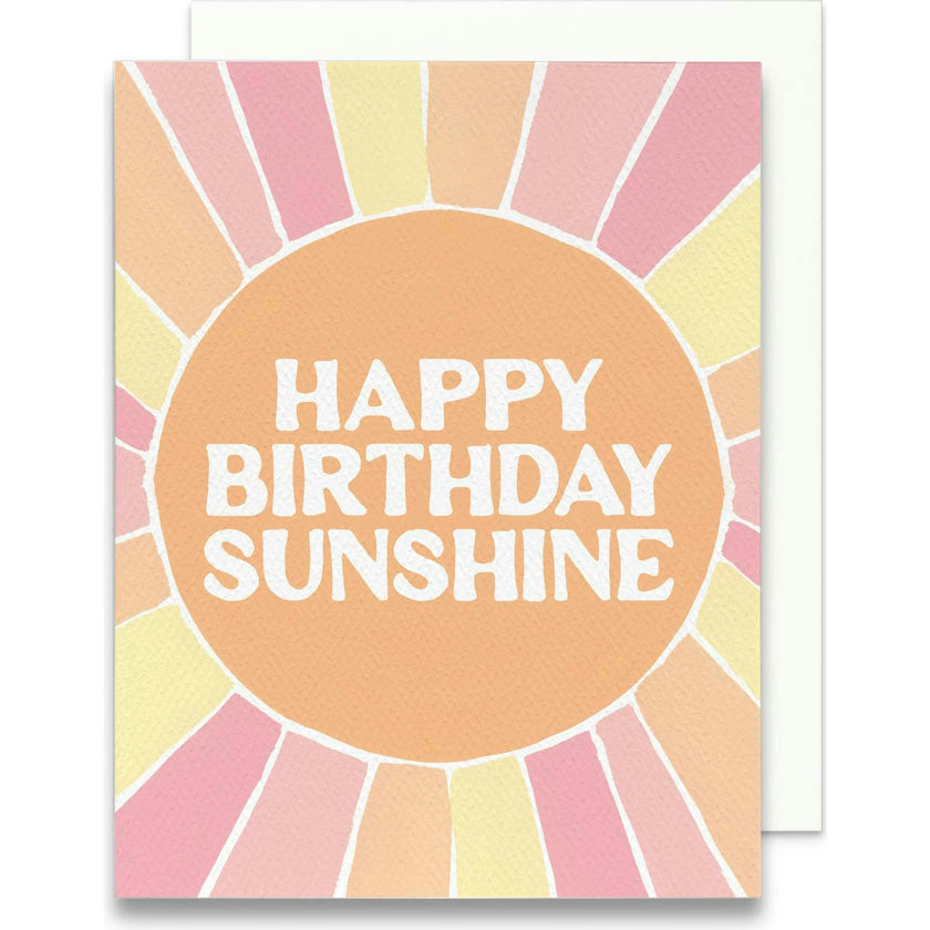 Happy Birthday Sunshine Greeting Card