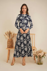 Printed Maxi Jumper Sweater Set
