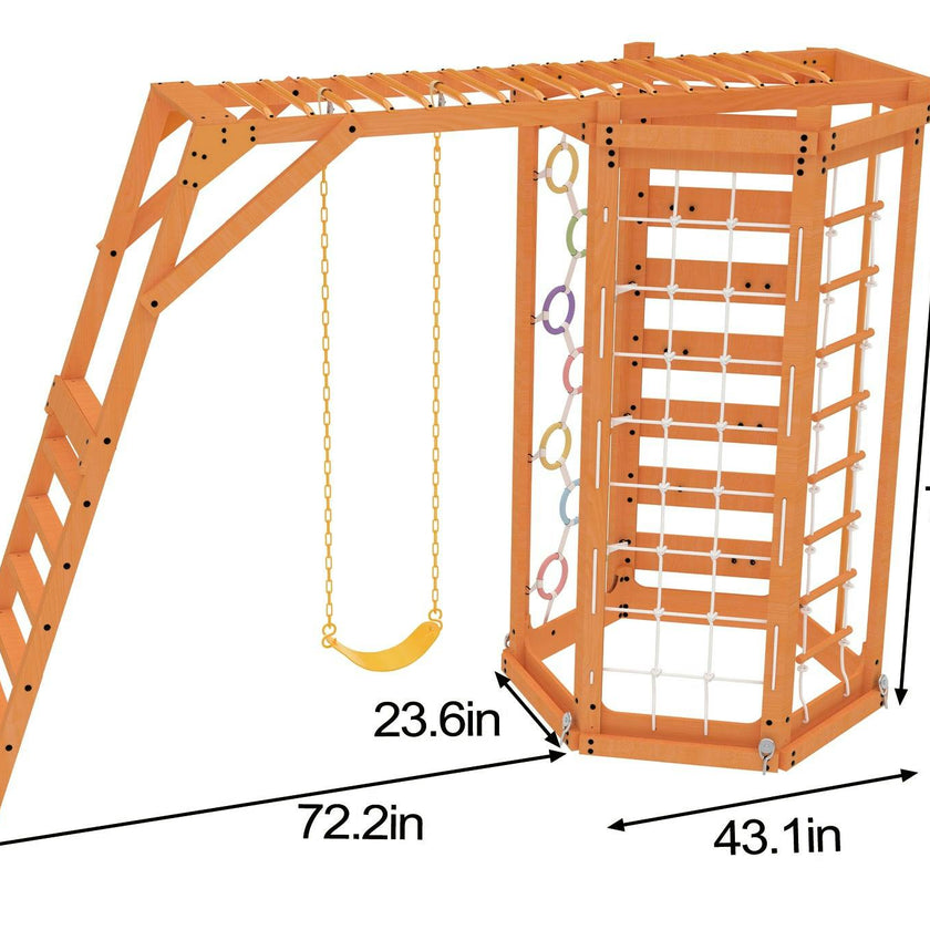 Hawthorn Outdoor Climber Playset | Bars