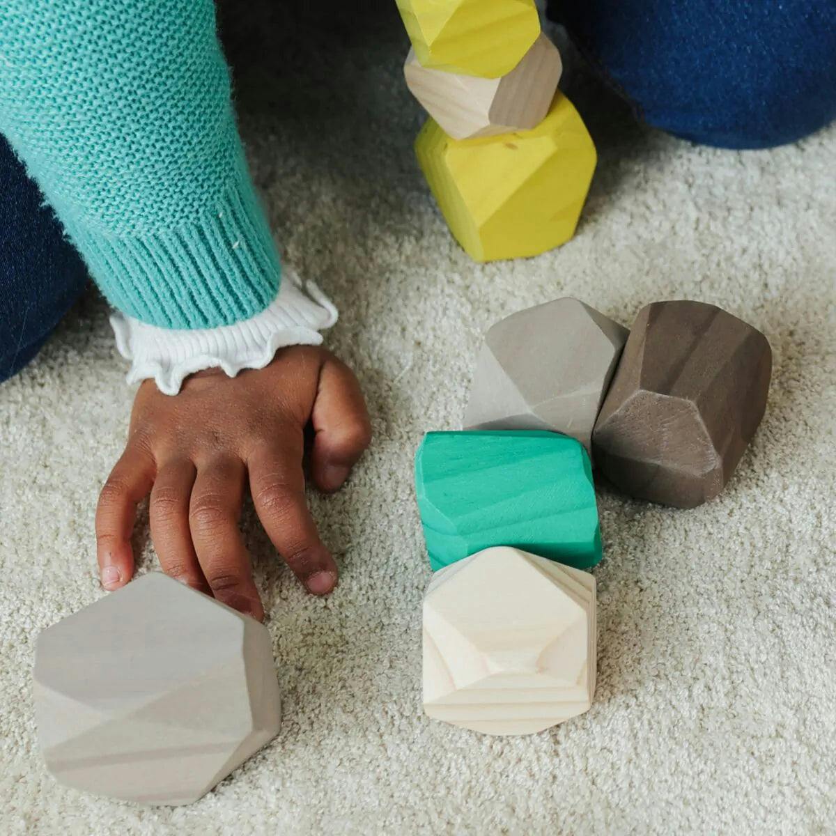 Towering Wood Stones 18 pcs