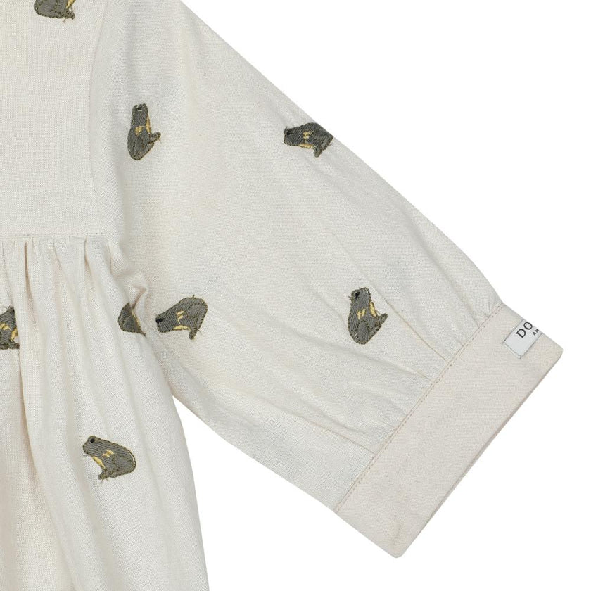 Ulda Dress | Frogs | Warm White