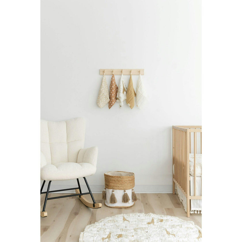 Kendi 5-pc. Cotton Baby Washcloth Set (Safari Animal)