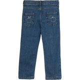 Recycled Denim Apple Patch Kid Pant