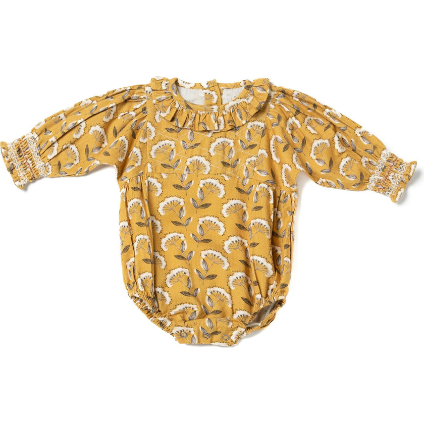 Juniper Queen Annes Lace Print Romper