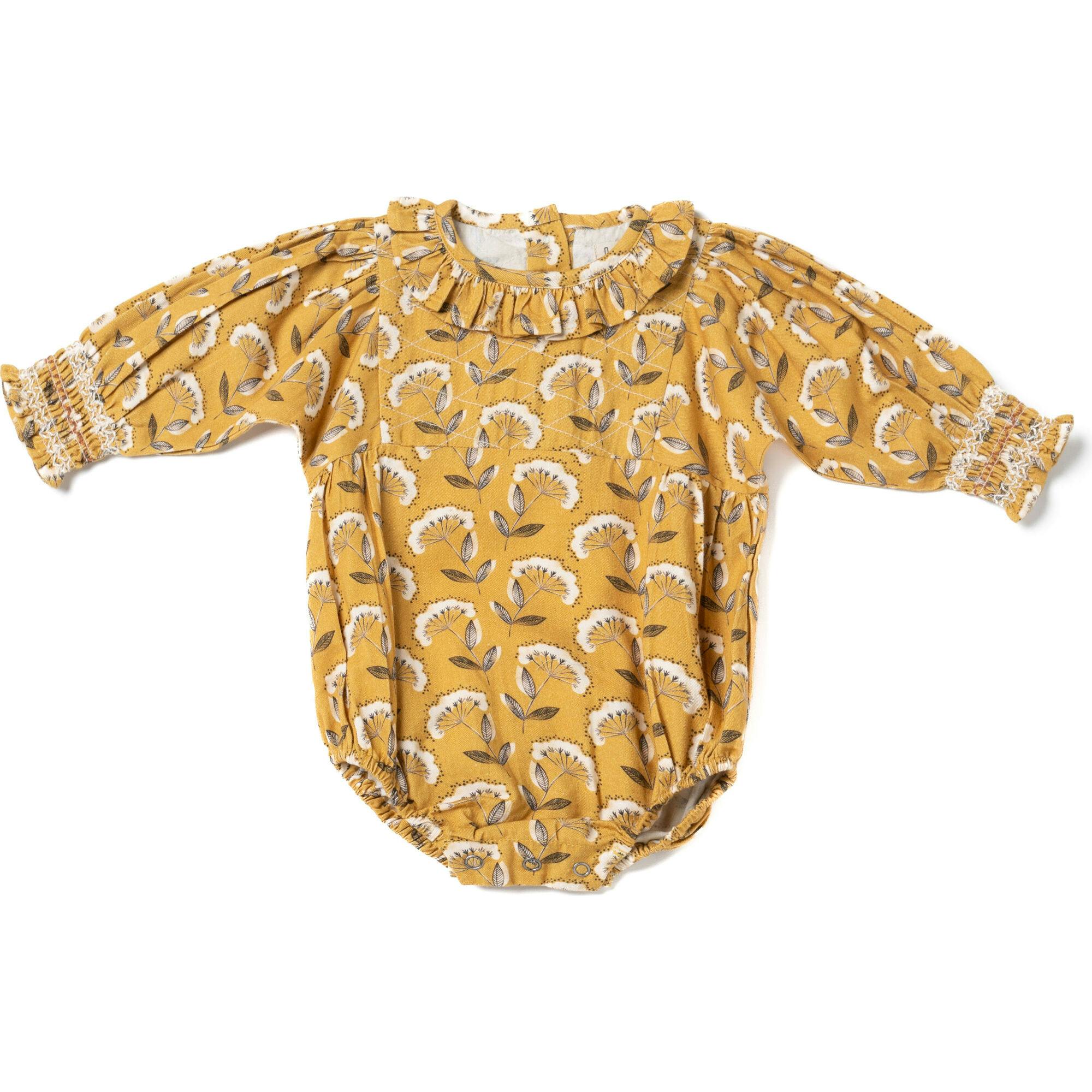 Juniper Queen Annes Lace Print Romper