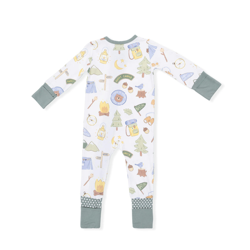 Camping Blue - Convertible Romper