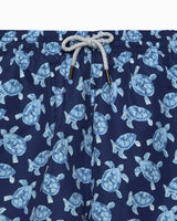 Mens Daddy & Me Swimshorts in Navy Turtle