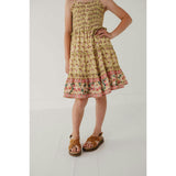 Smock Button Front Tiered Dress