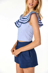 Darby Flounce Top